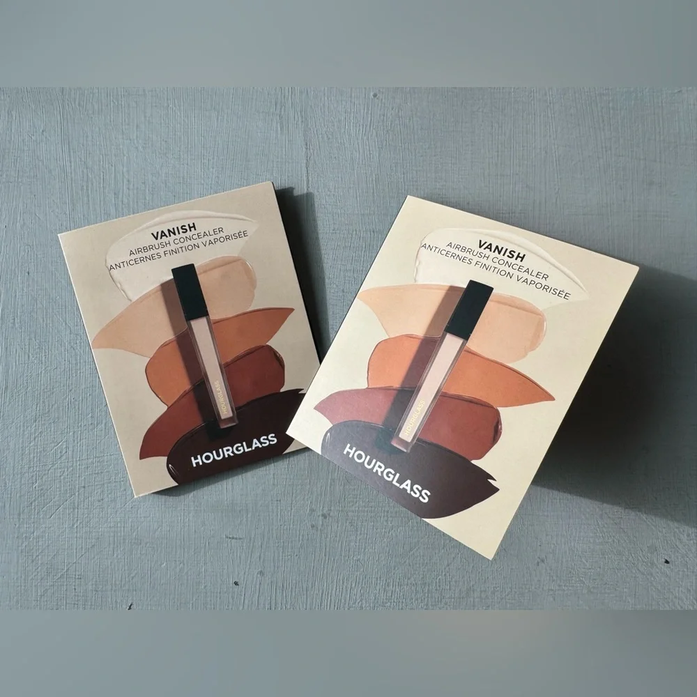 NWT HOURGLASS Vanish Airbrush Concealer Sample Card × 2